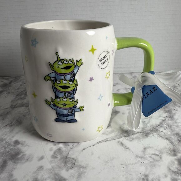 NWT Rae Dunn x Disney Pixar Toy Story ALIENS Coffee Mug Ready To Launch - Picture 1 of 5